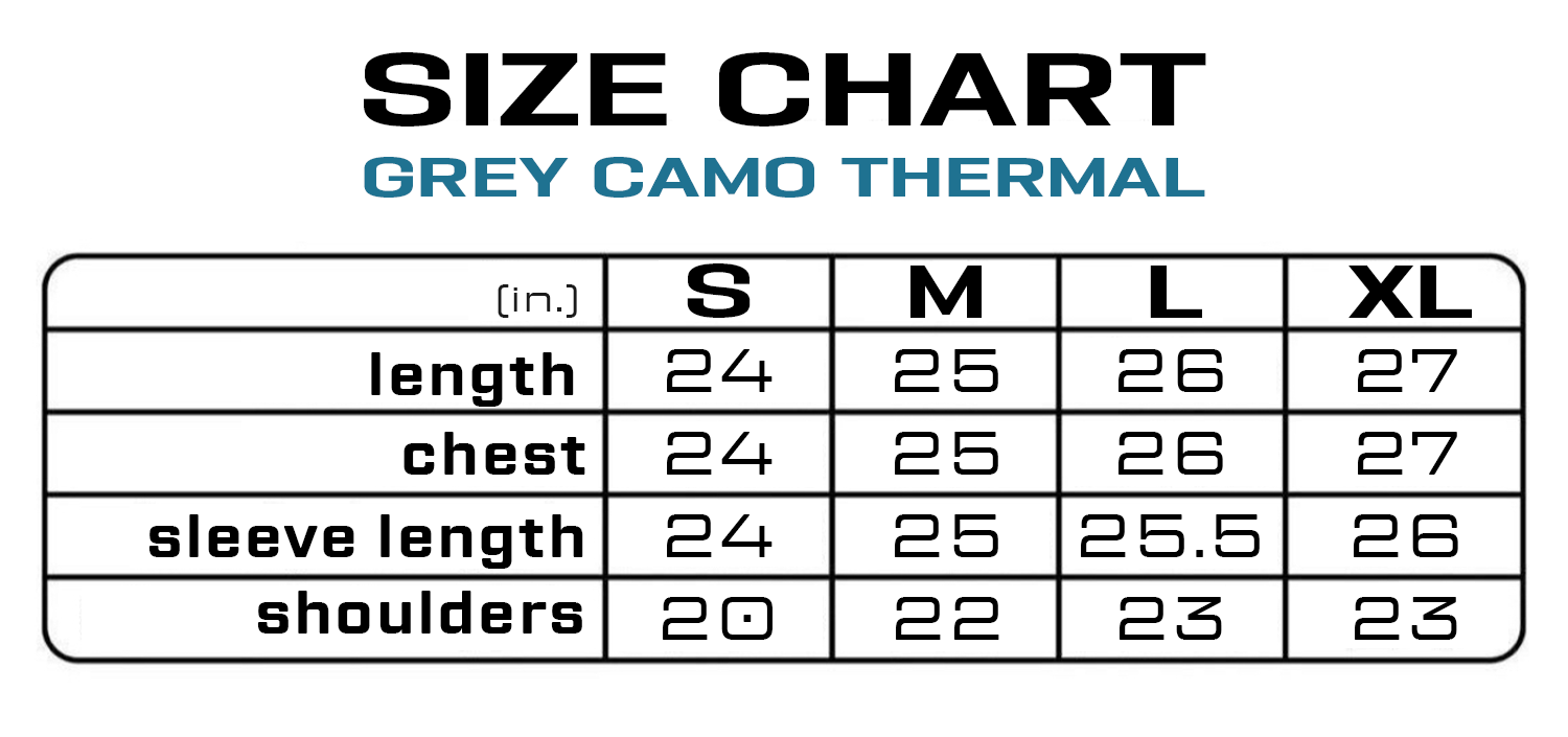 GREY CAMO THERMAL